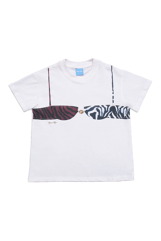 Arabella T-Shirt // 2 tone prints safari