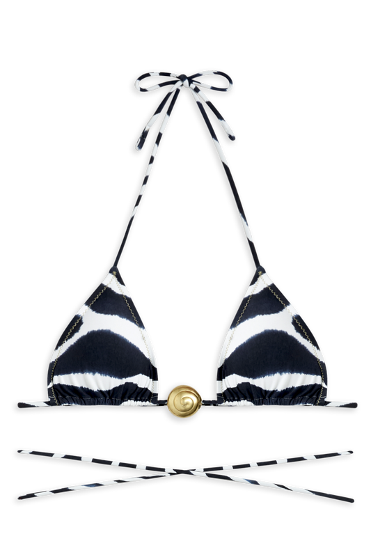 Miami Bikini Top // Blue Zebra - Reina Olga