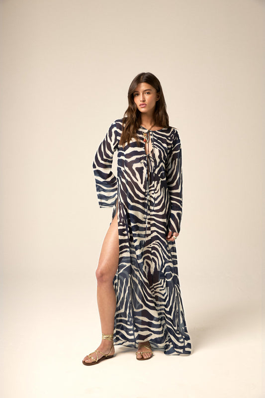 Sciura Kaftan // Blue Zebra - Reina Olga