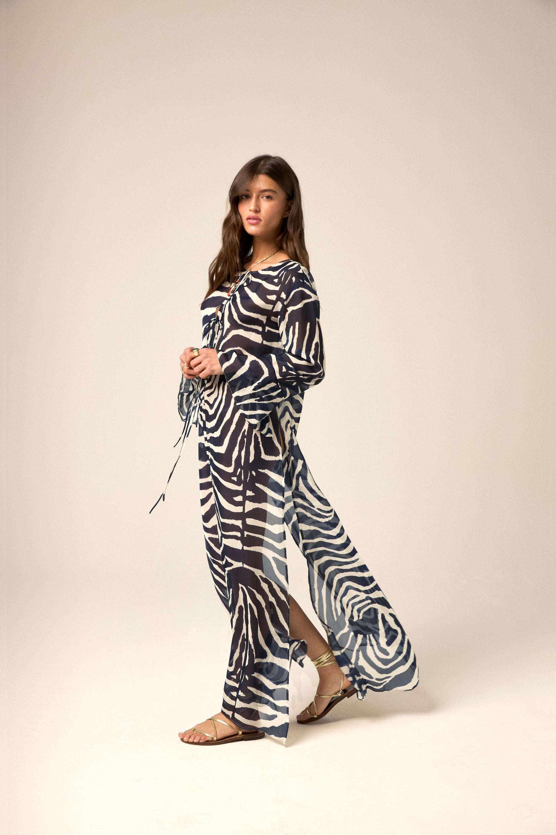 Sciura Kaftan // Blue Zebra - Reina Olga