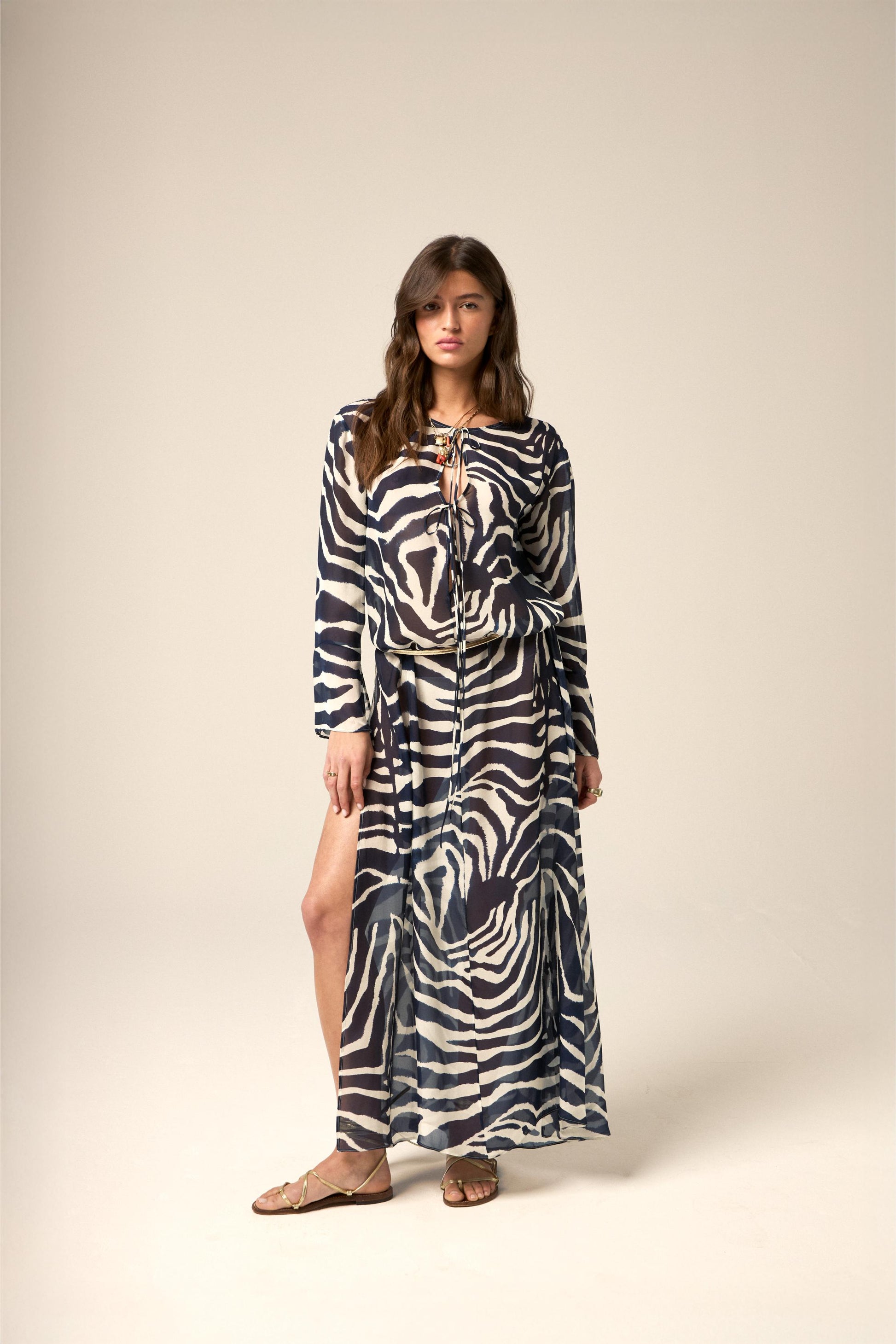 Sciura Kaftan // Blue Zebra - Reina Olga