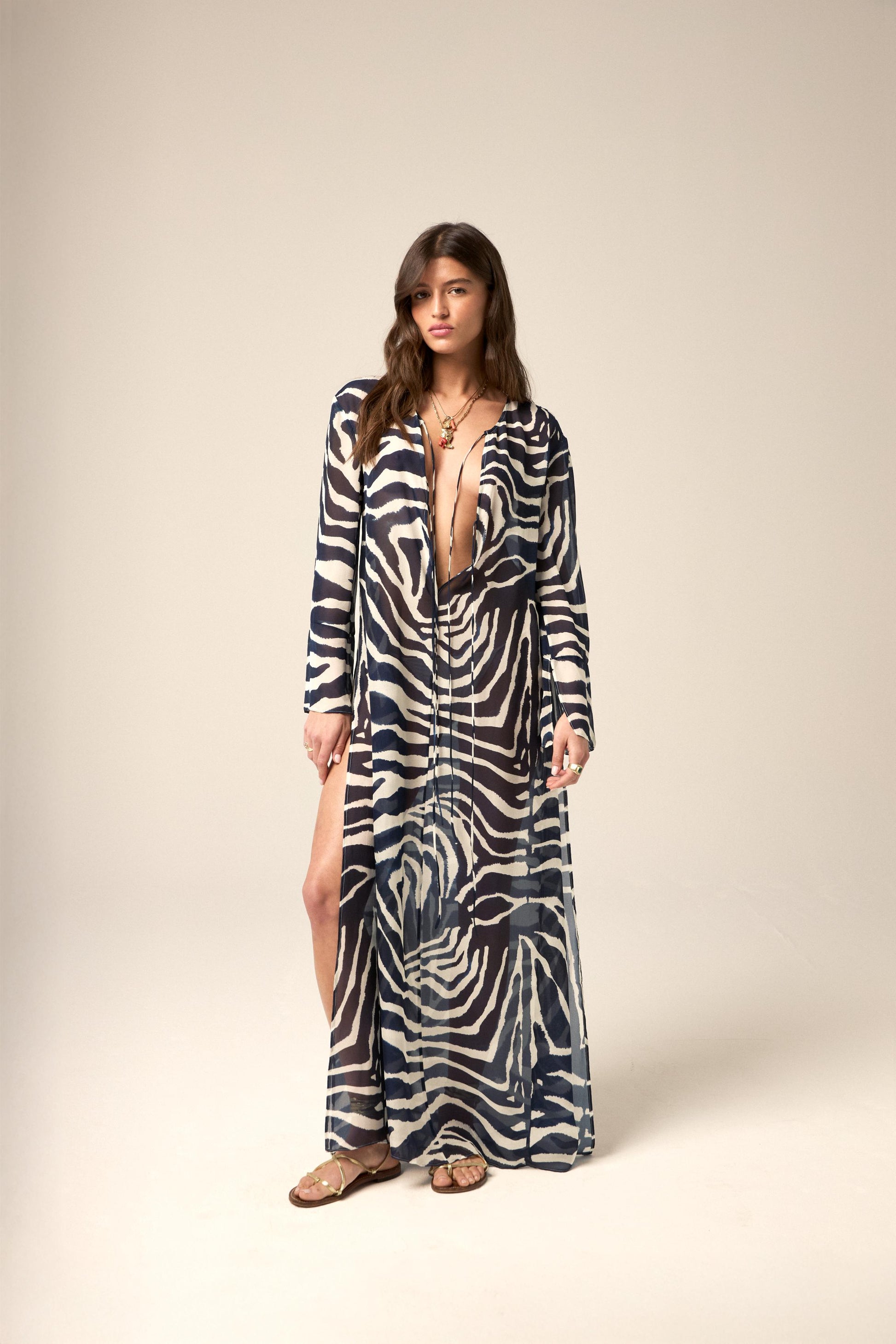 Sciura Kaftan // Blue Zebra - Reina Olga