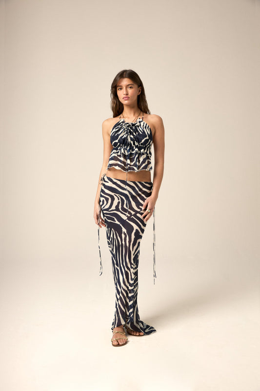 Sirenusa Skirt // Blue Zebra - Reina Olga