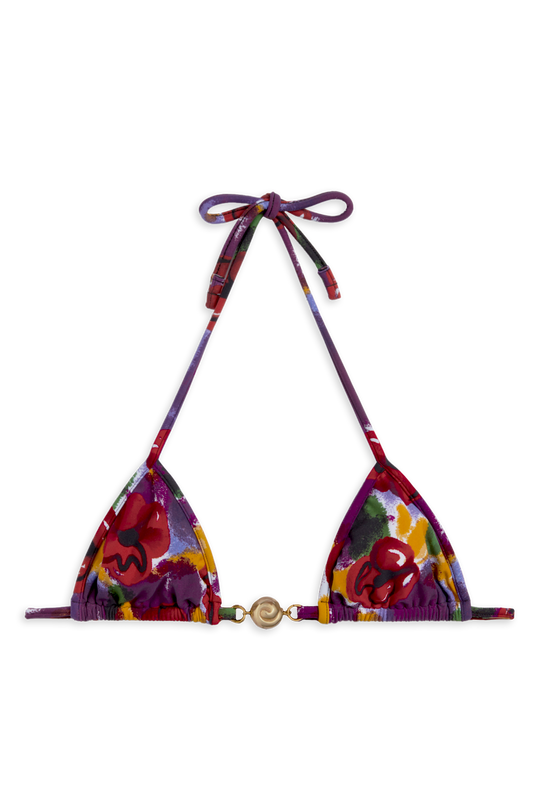 Splash Bikini Top // Porto Rafael Print - Reina Olga
