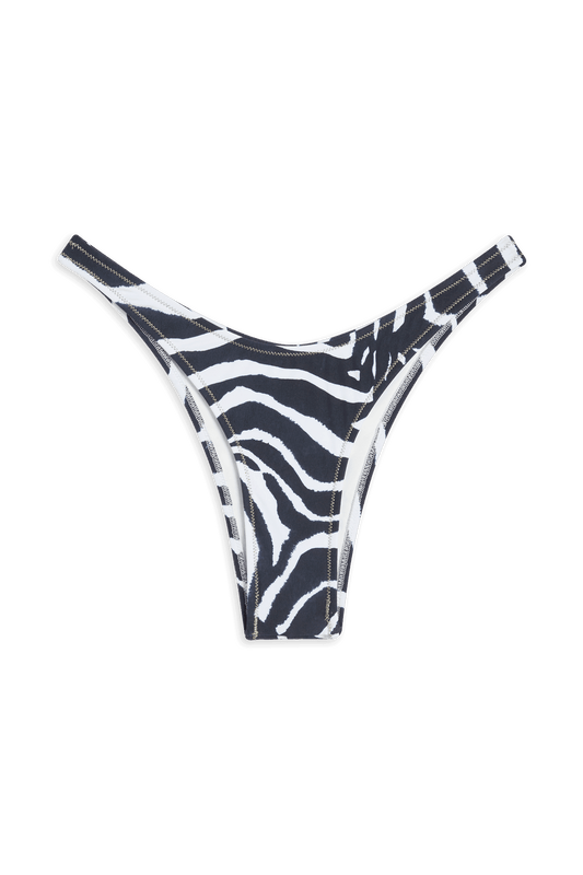 Brigitte Bikini Bottom // Blue Zebra - Reina Olga