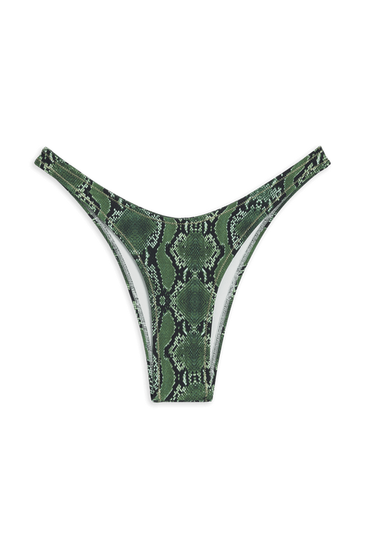 Brigitte Bikini Bottom // Texas Green Print - Reina Olga