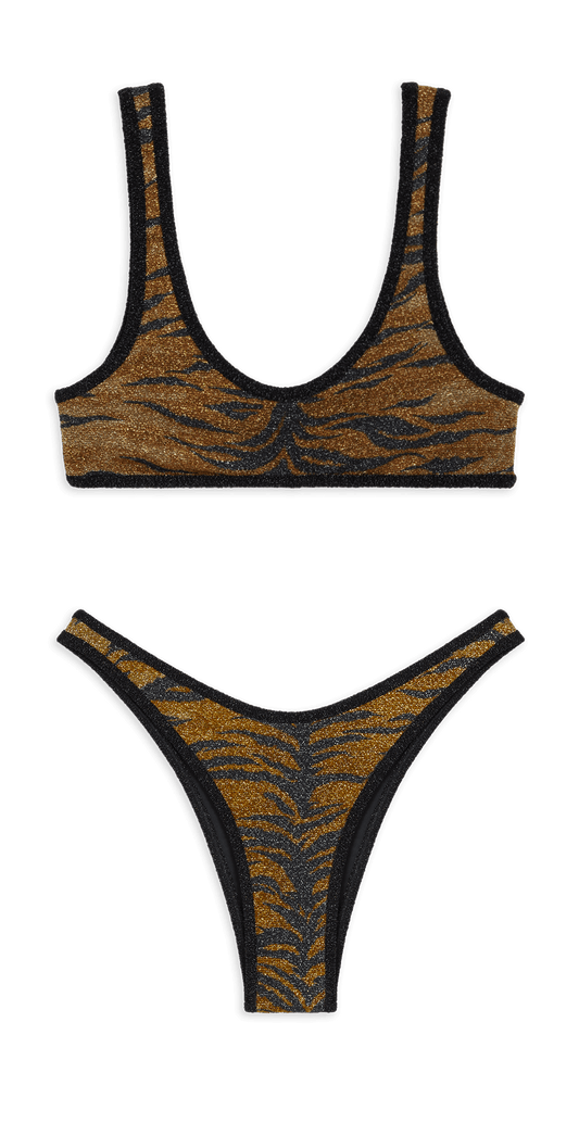 Coolio Bikini Set // 2 tone lurex - Reina Olga