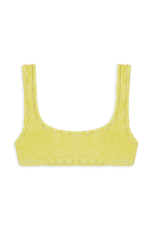 Ginny Bikini Top // Pastel Yellow - Reina Olga