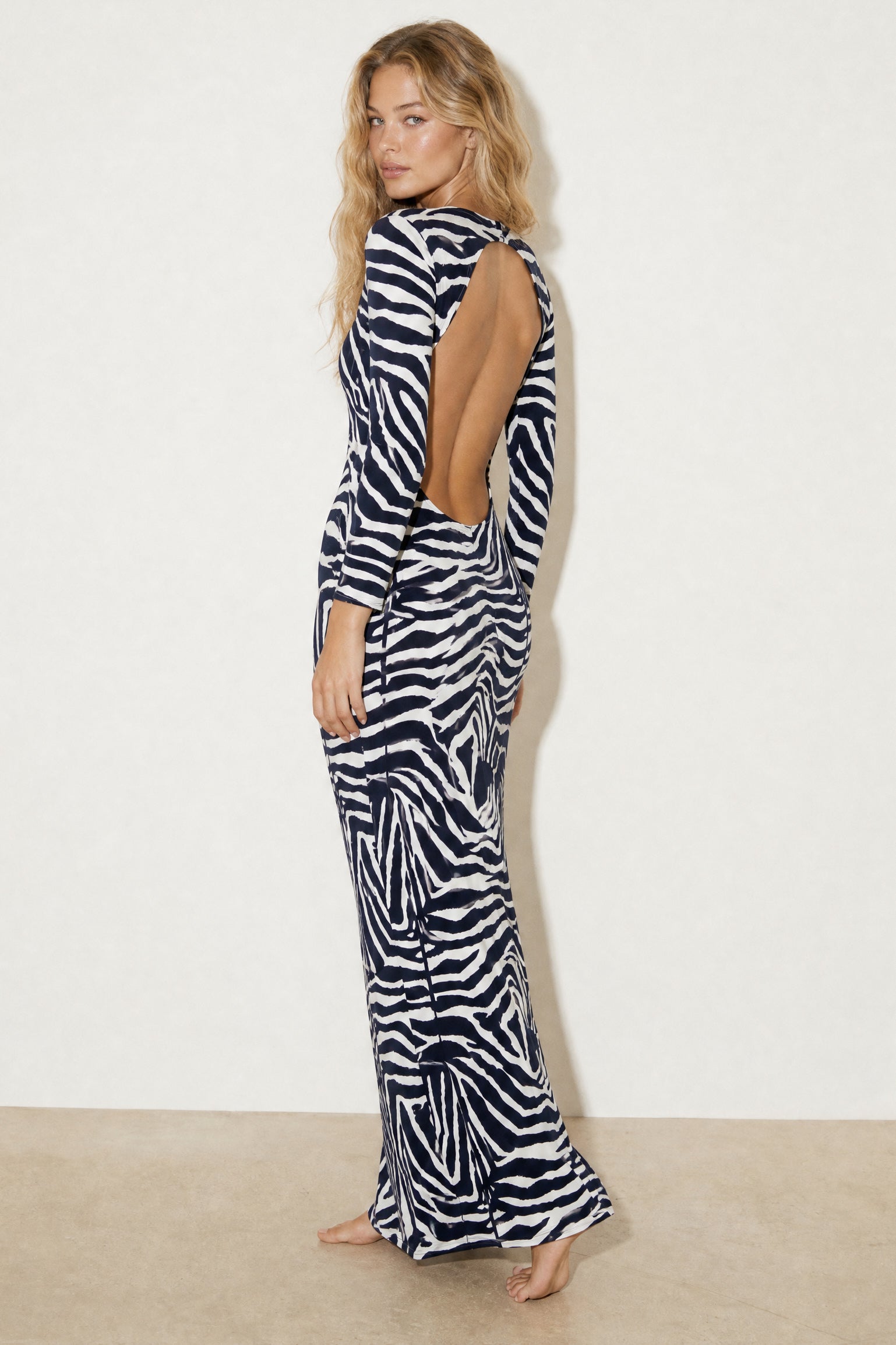 Luca Dress // Blue Zebra – Reina Olga
