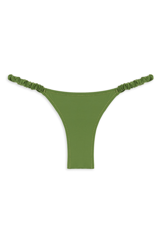 Scrunchie Bikini Bottom // Emerald Green - Reina Olga