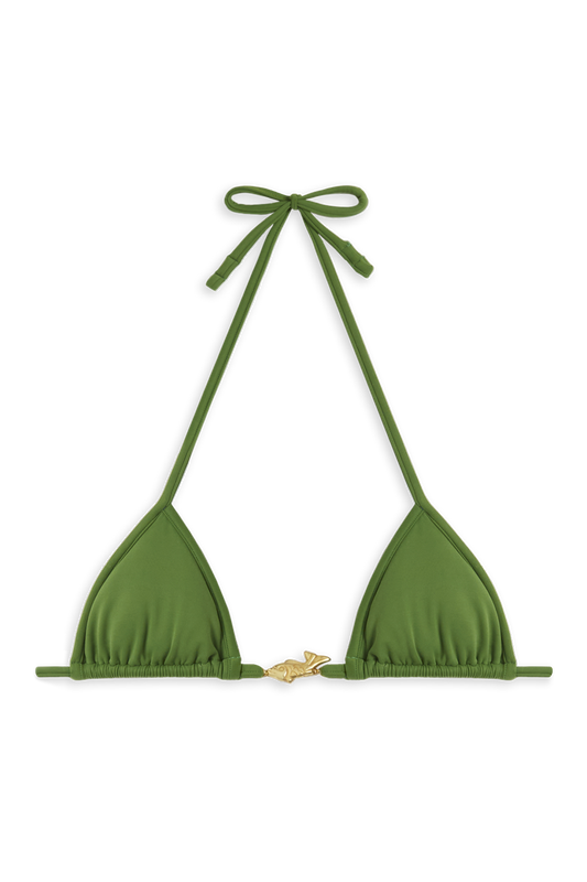 Splash Bikini Top // Emerald Green - Reina Olga