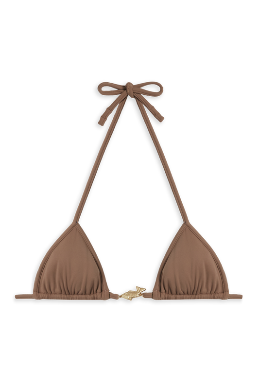 Splash Bikini Top // Latte Macchiato - Reina Olga