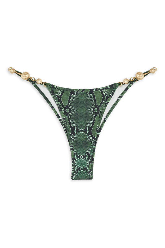 Splash Bikini Bottom // Texas Green Print - Reina Olga