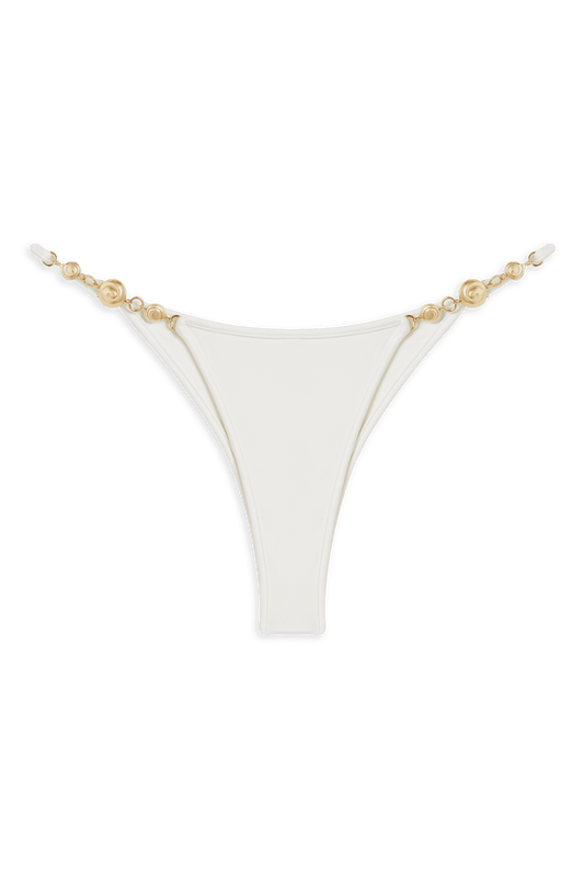 Splash Bikini Bottom // White - Reina Olga