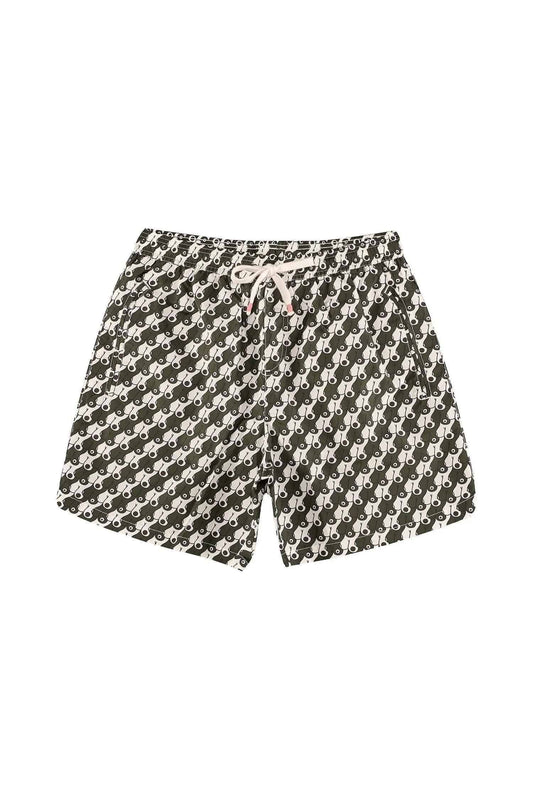 Ercole swim trunk // Army green boobs-Reina Olga