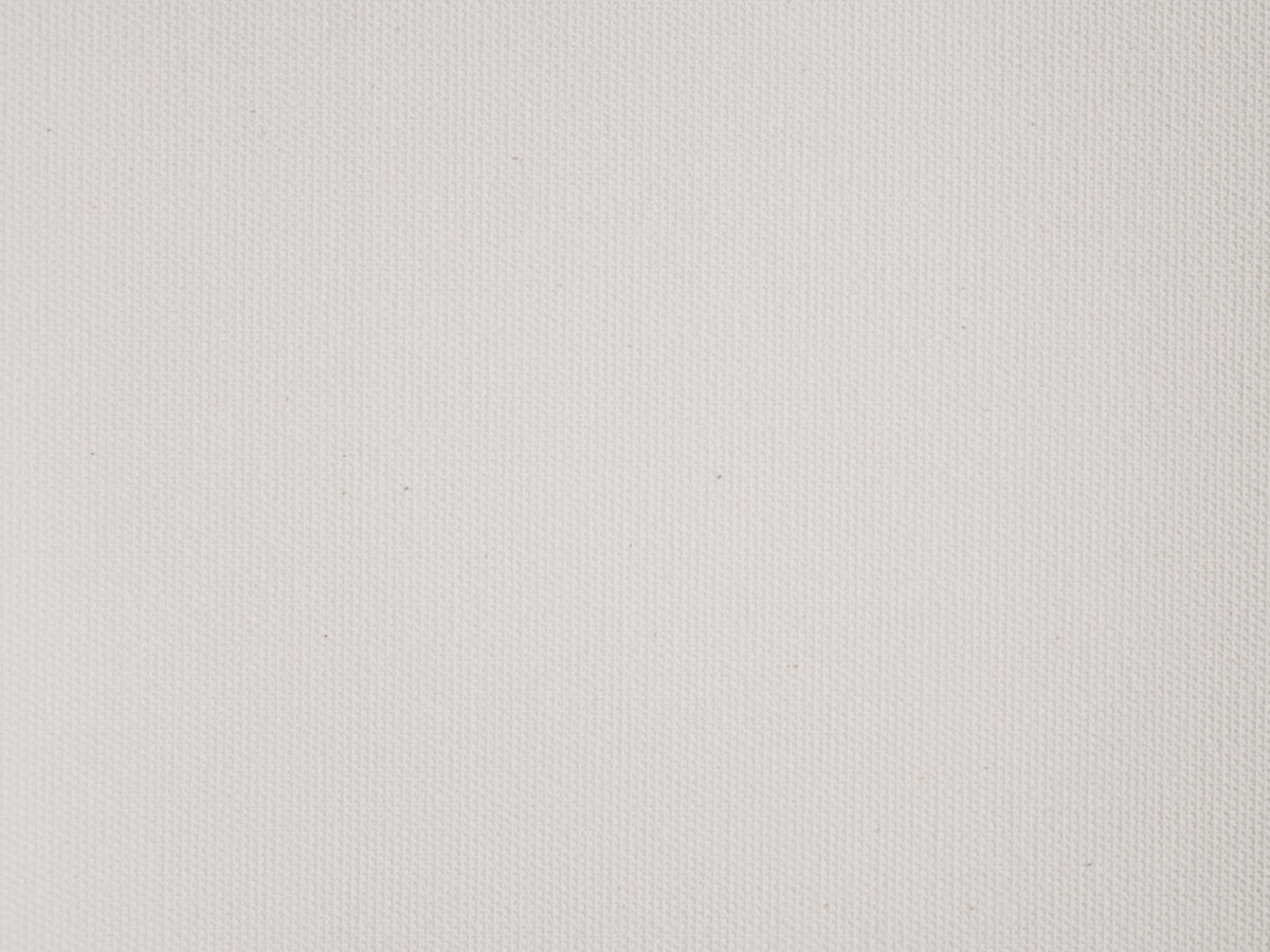 white textile with black line