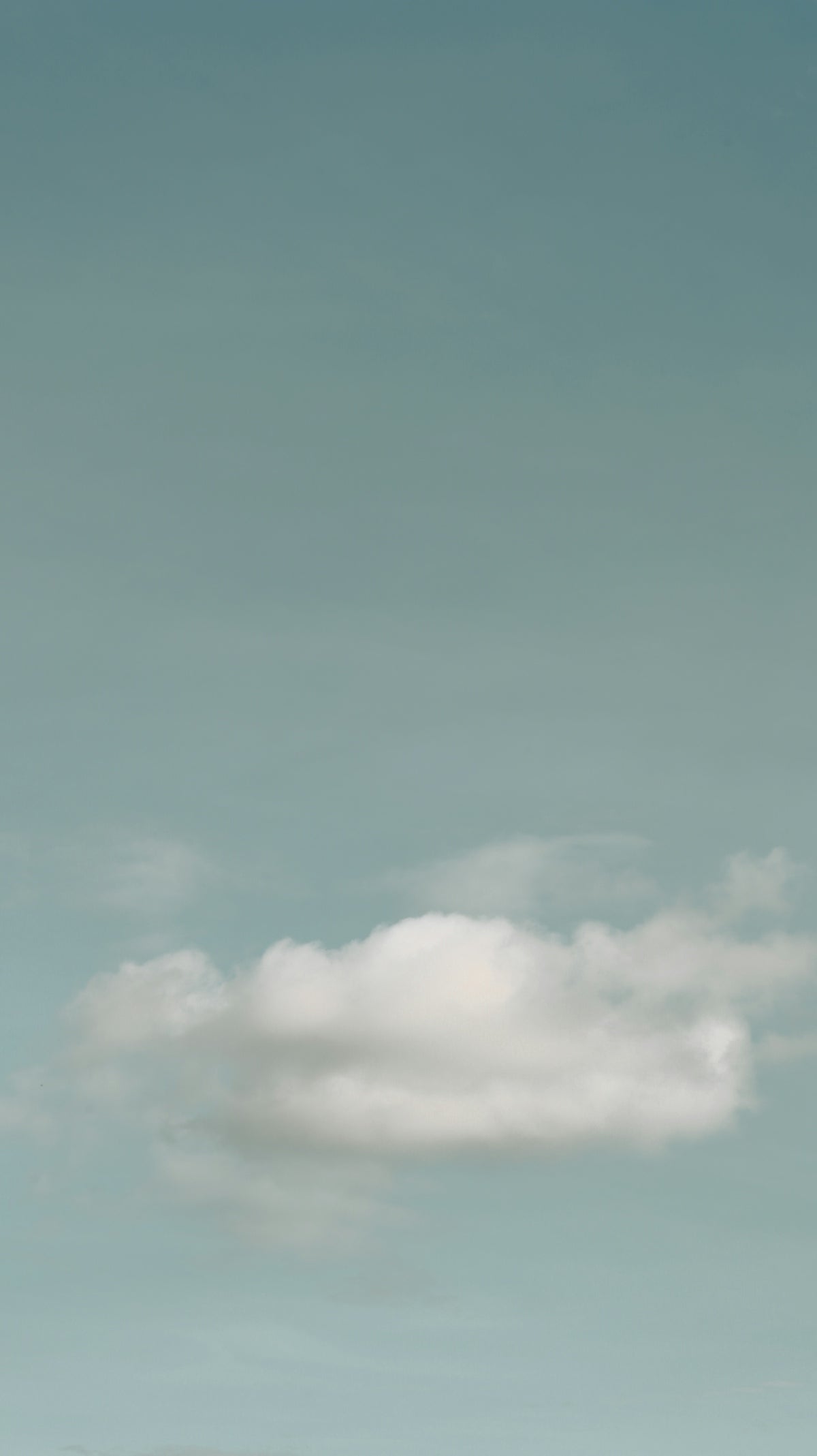 a plane flying in the sky with a cloud in the background