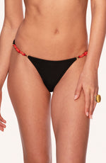 Coralli Bikini Bottom // Black Shiny - Reina Olga - BIKINI SET