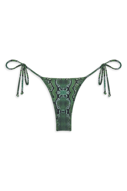 Carioca Bikini Bottom // Texas Green Print
