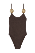 Circe Swimsuit // Brown Wood - Reina Olga - SWIMSUIT