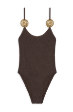 Circe Swimsuit // Brown Wood - Reina Olga - SWIMSUIT