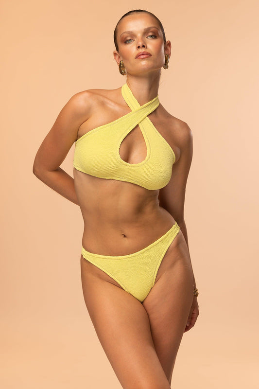 10YR Pilou Bikini SET // Pastel Yellow