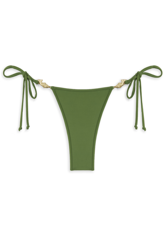 Carioca Splash Bikini Bottom // Emerald Green
