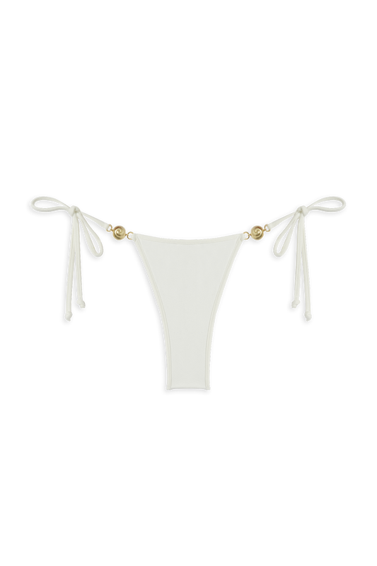 Carioca Splash Bikini Bottom // White