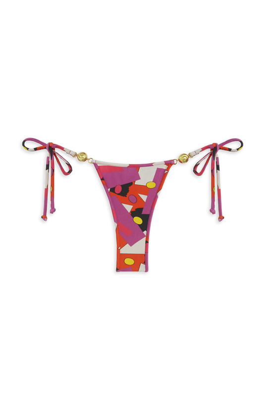 Carioca Splash Bikini Bottom // 3 tone prints