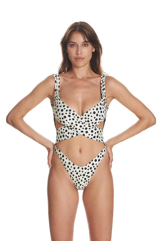 10YR Exotica Swimsuit // White Cheetah