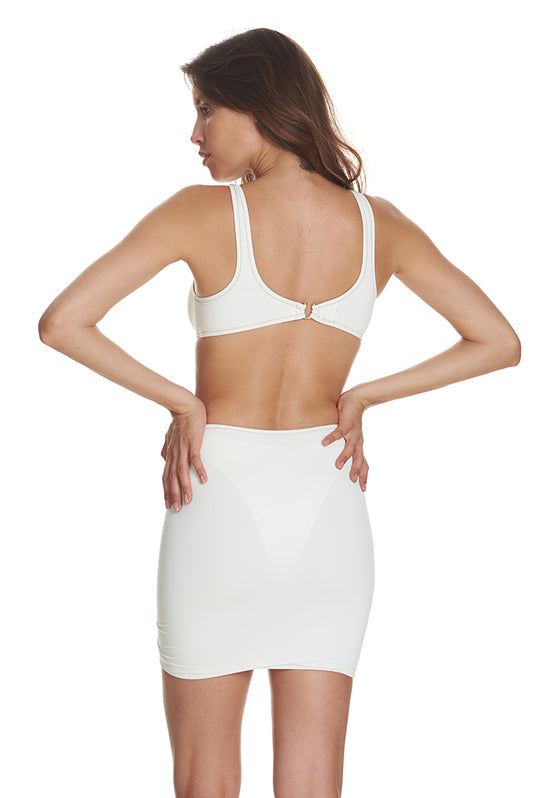 Falda Geraldina 10 años // Leopardo blanco