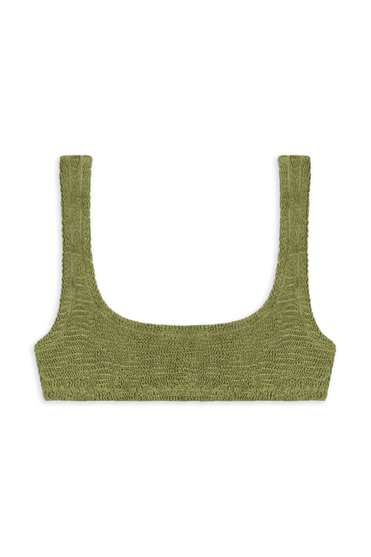 Ginny Bikini Top // Green Moss - Reina Olga