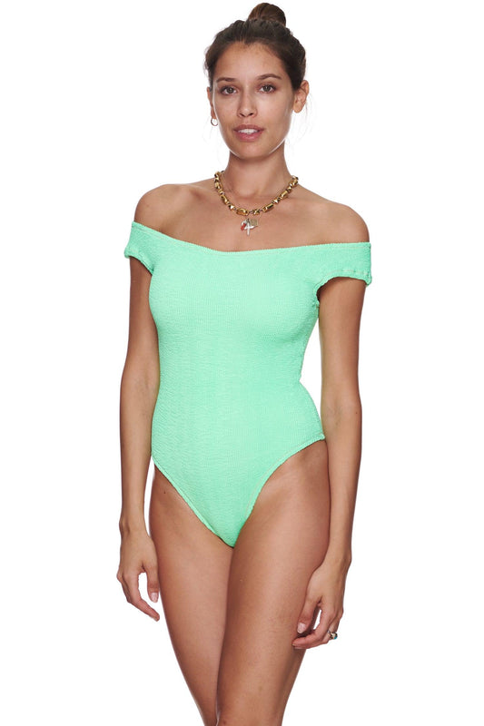 10YR Isacco Swimsuit //  Neon green