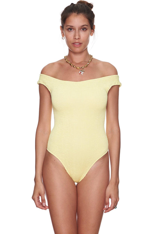 10YR Isacco Swimsuit //  Pastel yellow