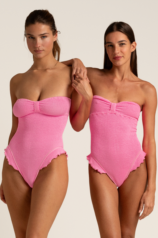 Laila Swimsuit // Hot Pink