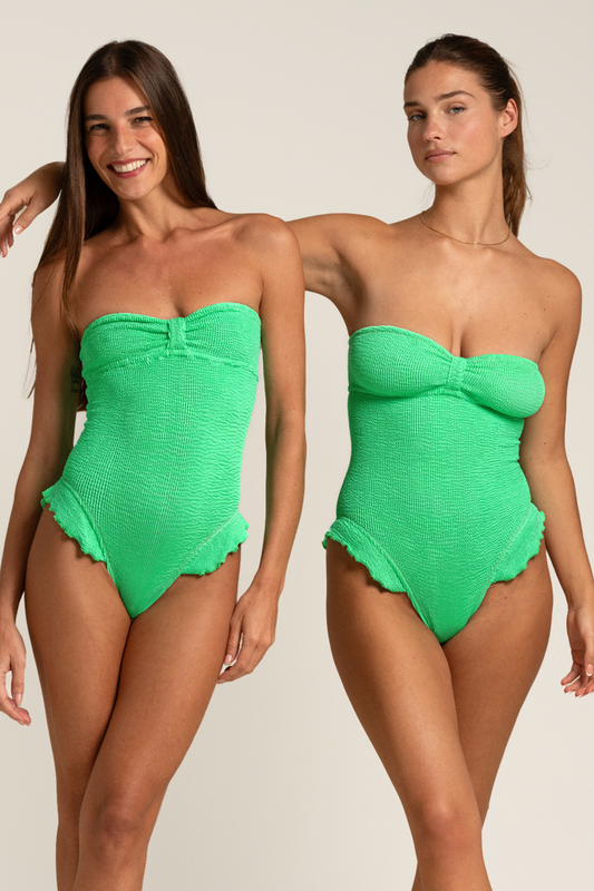 Laila Swimsuit // Neon Green