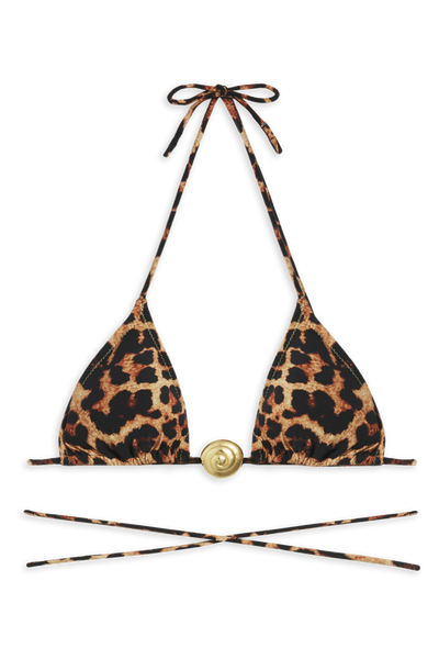 Miami Bikini Top - Ghepardo Print Reina Olga