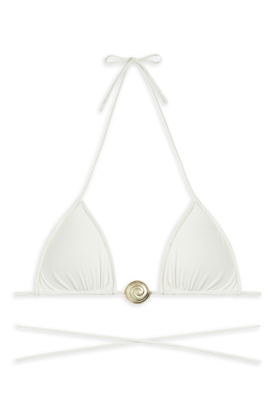 Miami Bikini Top // White