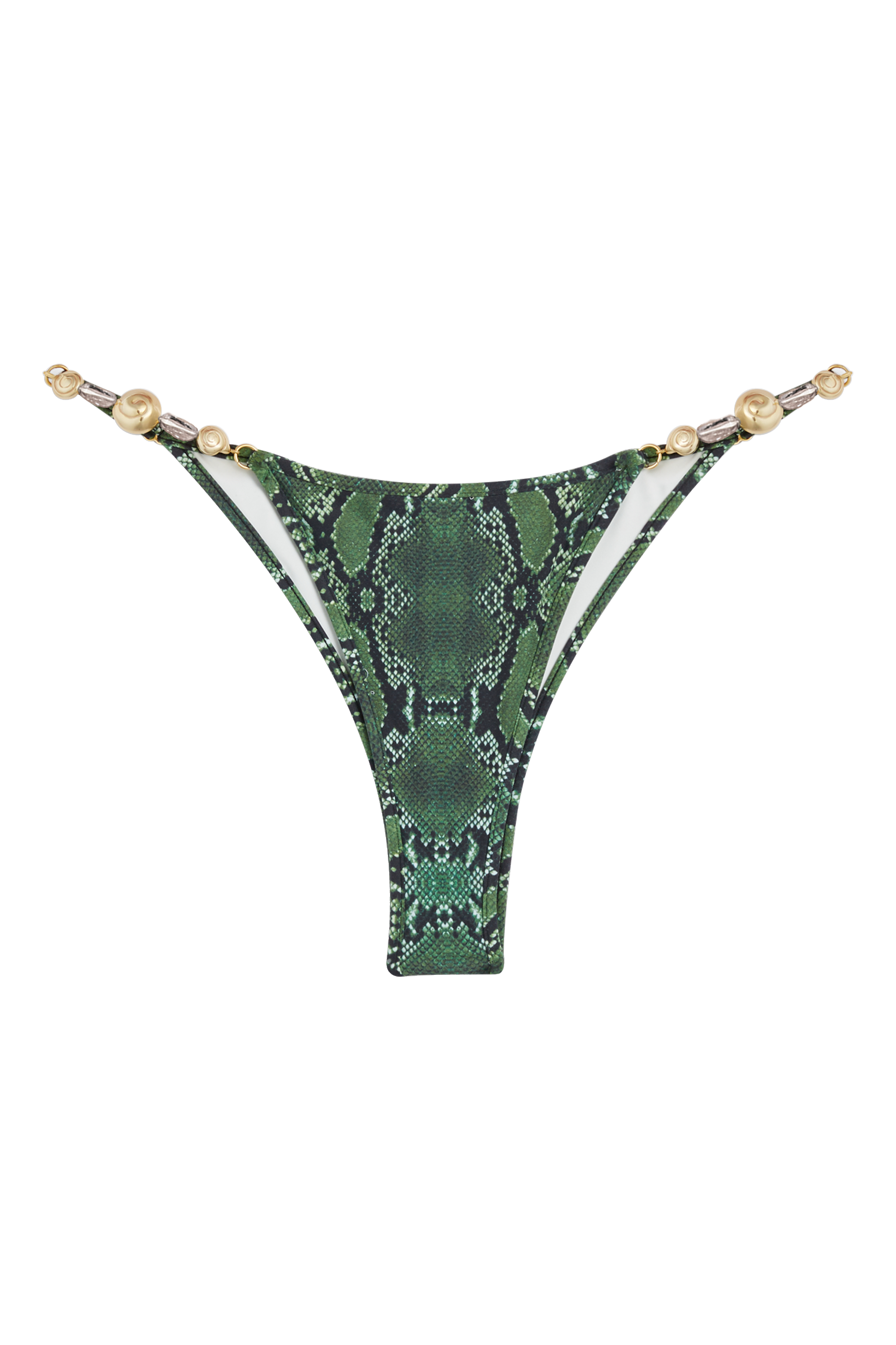 Splash Bikini Bottom // Texas Green Print