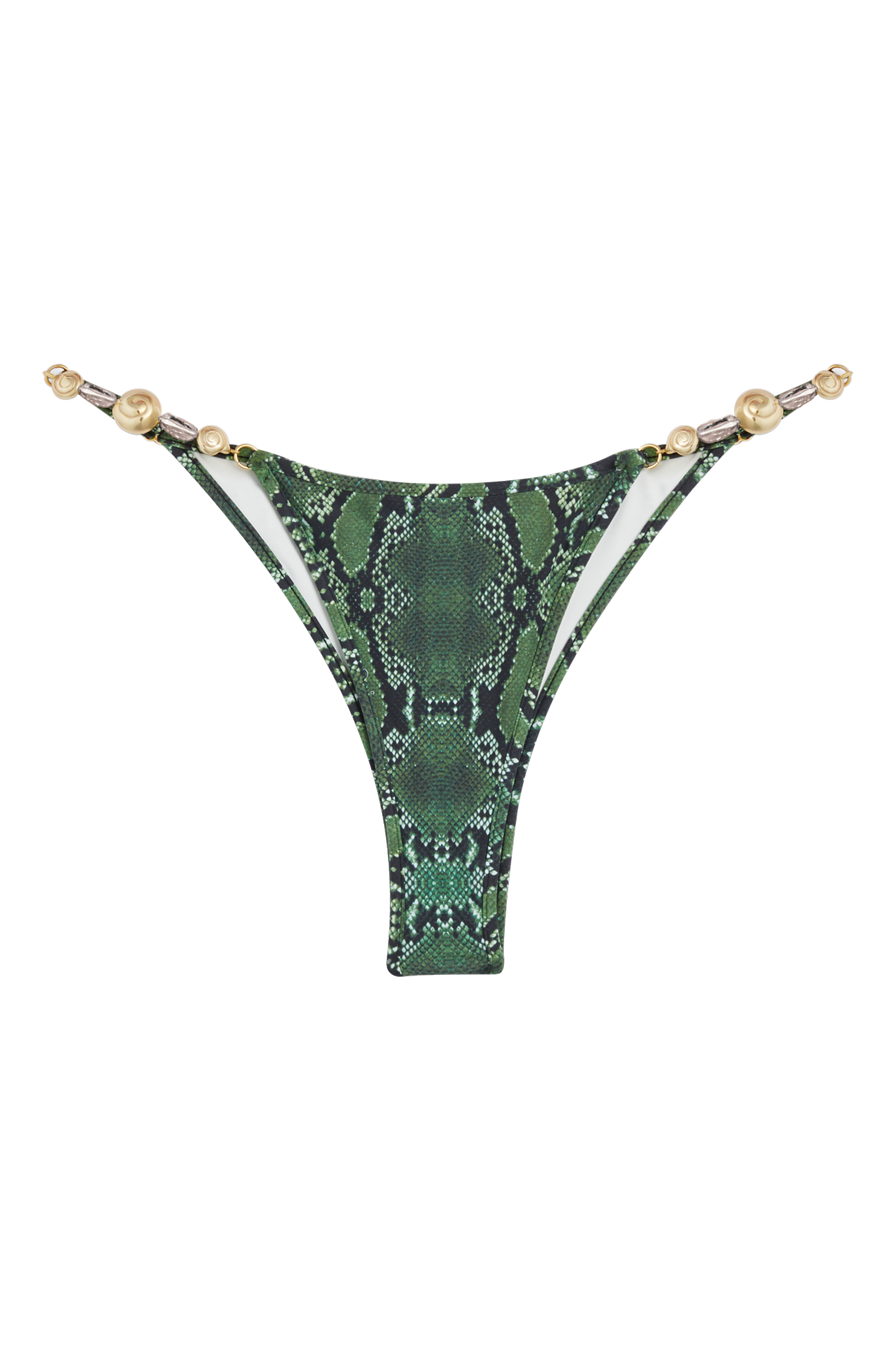 Splash Bikini Bottom // Texas Green Print