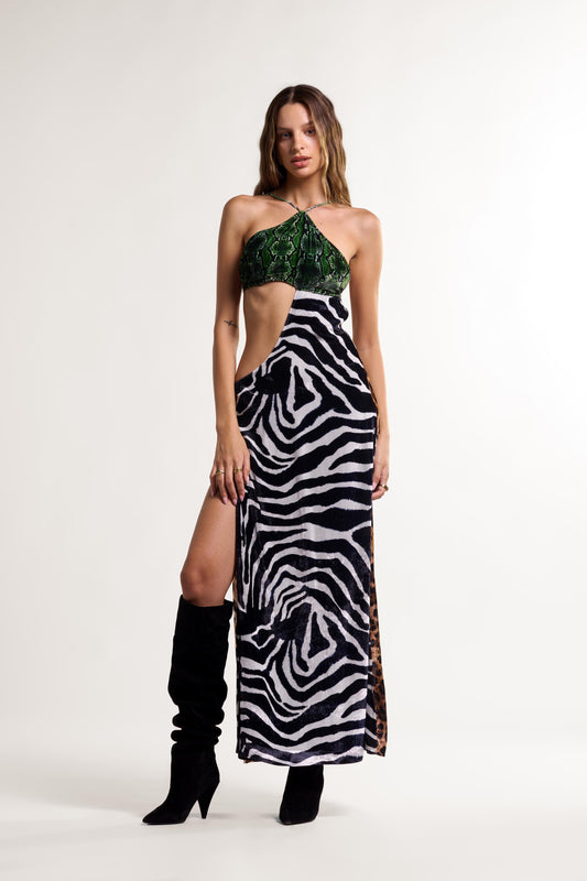 Acapulco Dress // 3 Tone Safari