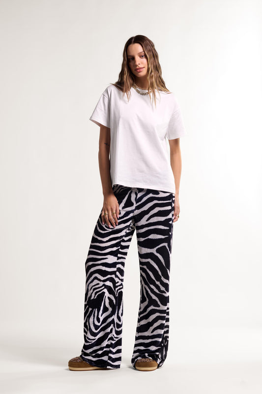 Andrea Pants // Blue Zebra