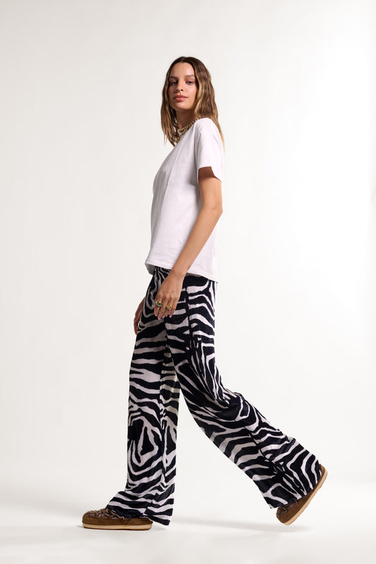 Andrea Pants // Blue Zebra