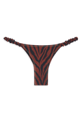 Scrunchie Bikini Bottom // Brown Tiger Print - Reina Olga - BIKINI SET