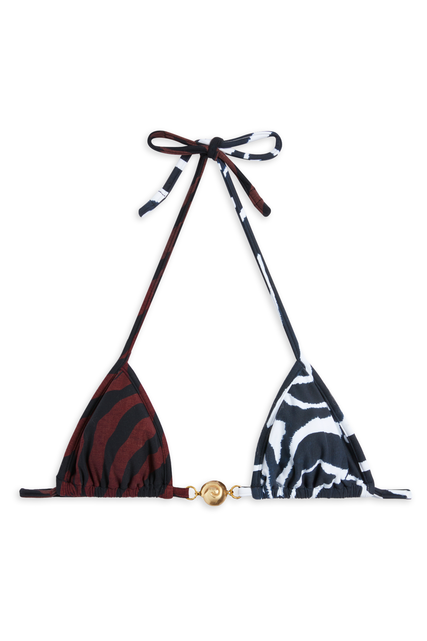 Splash Bikini Top // 2 Tone Print Safari - Reina Olga - BIKINI SET