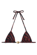 Splash Bikini Top // Brown Tiger Print - Reina Olga - BIKINI SET