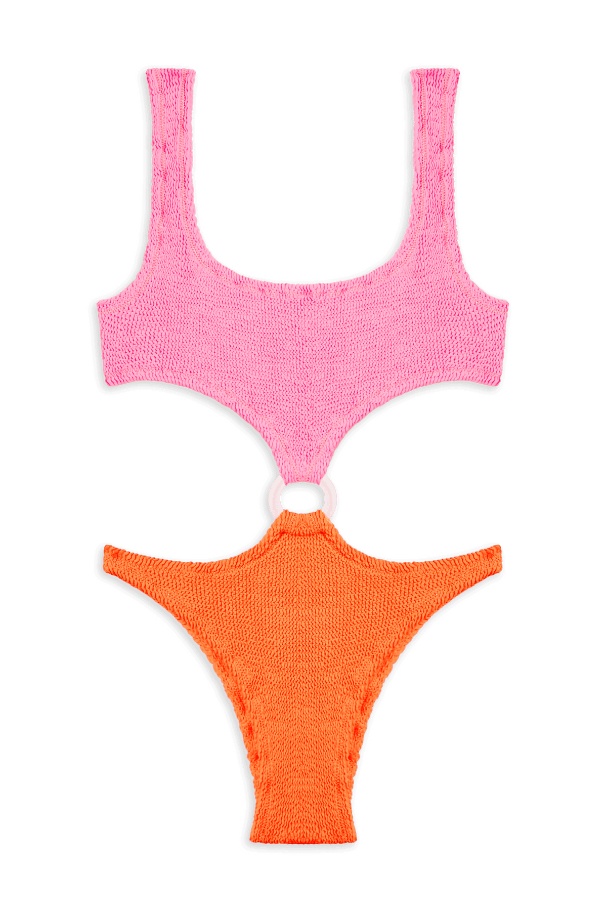 Augusta Swimsuit // Hot Pink & Neon Orange - Reina Olga - SWIMSUIT