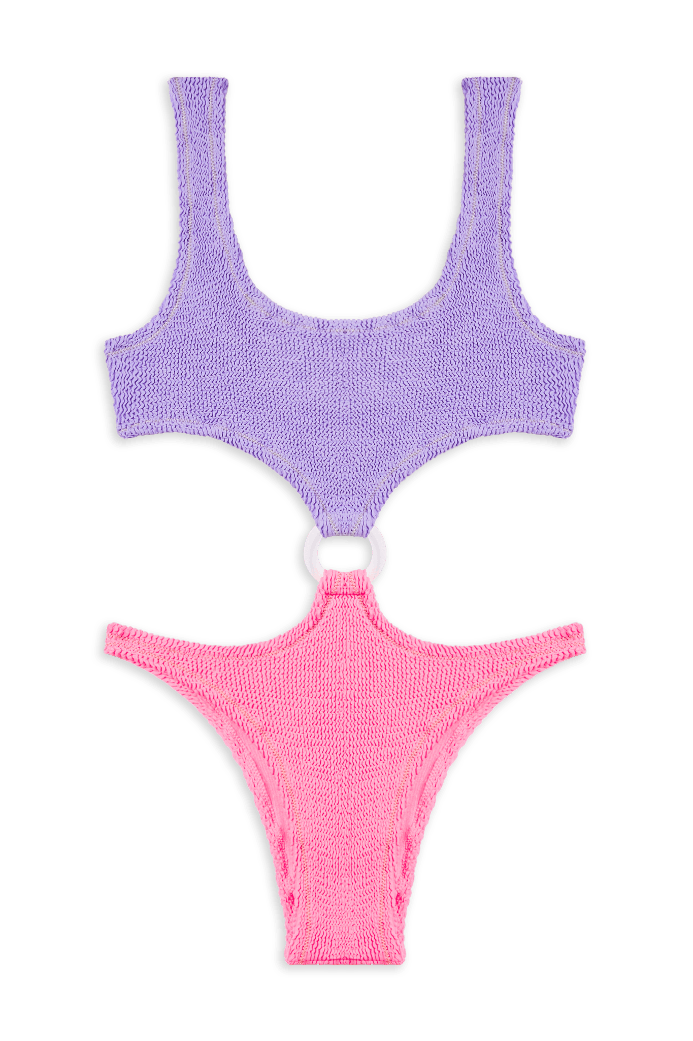 Augusta Swimsuit // Lilac & Hot pink - Reina Olga
