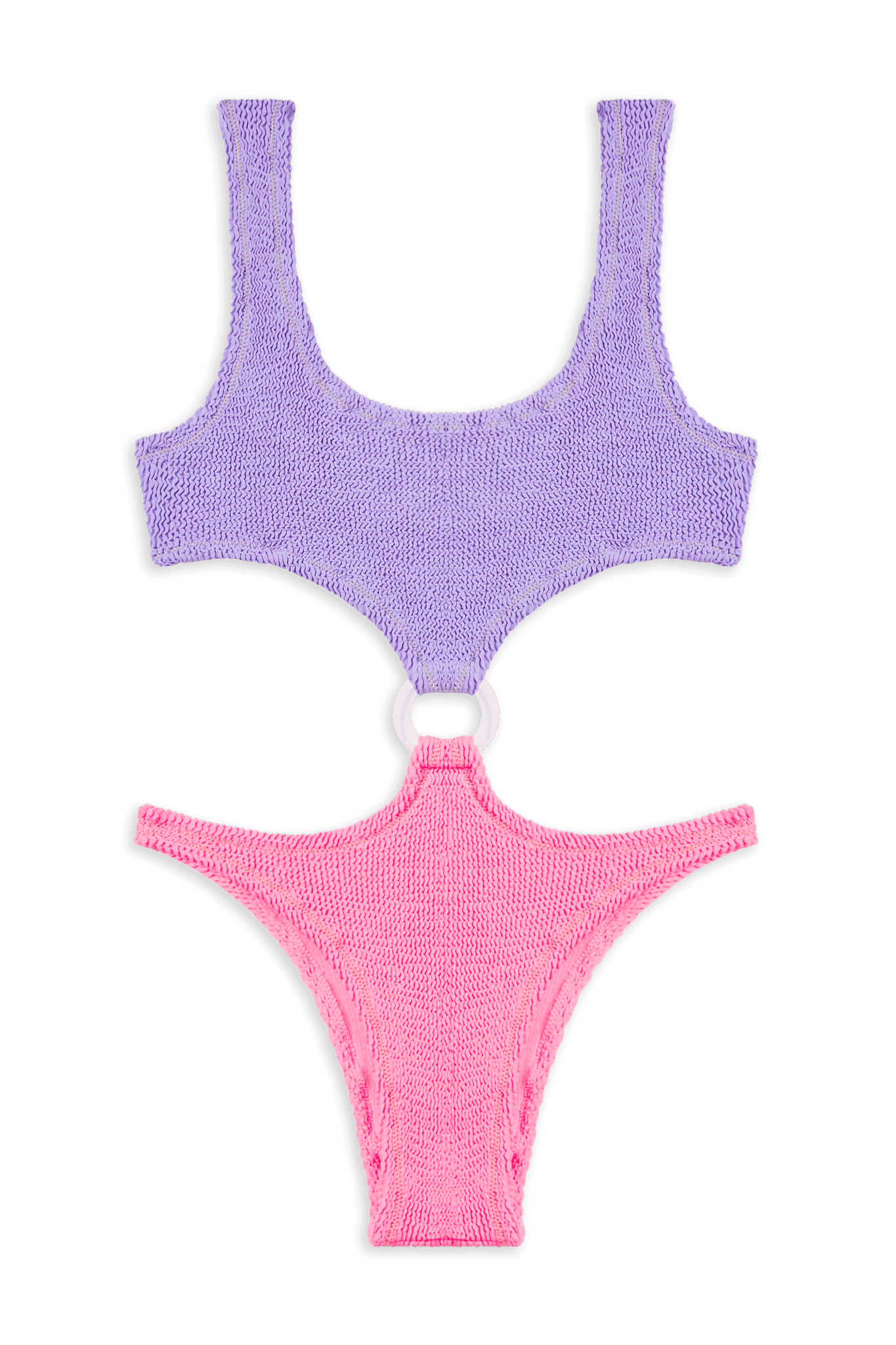 Augusta Swimsuit // Lilac & Hot pink - Reina Olga - SWIMSUIT