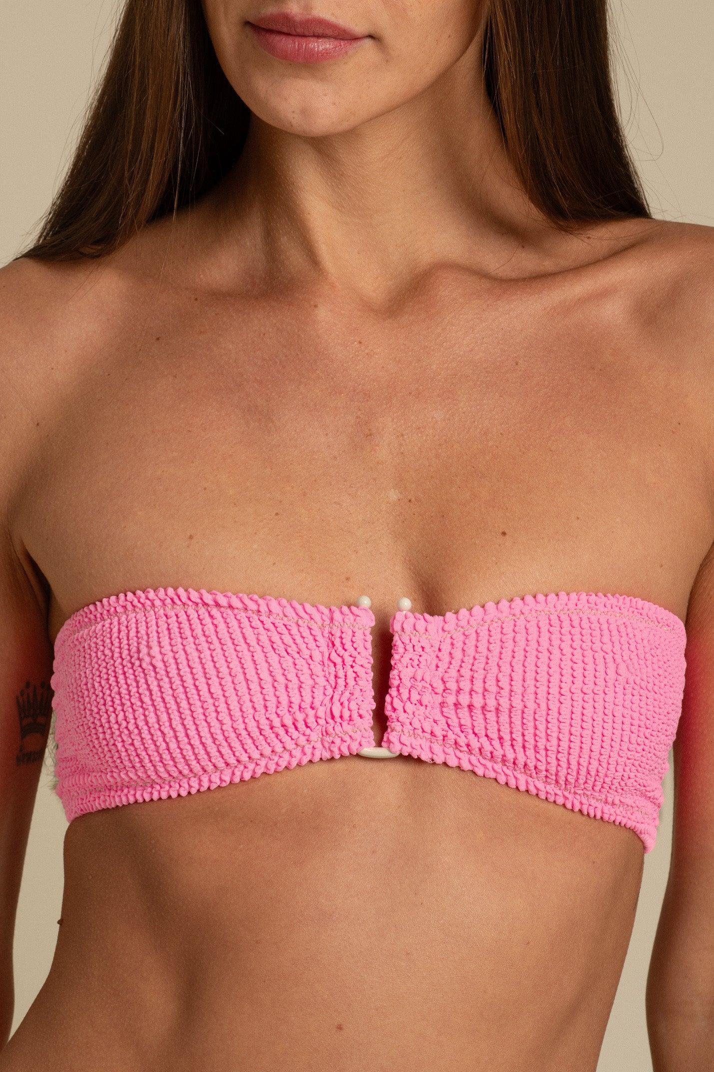 Ausilia Bikini Top // Hot Pink - Reina Olga